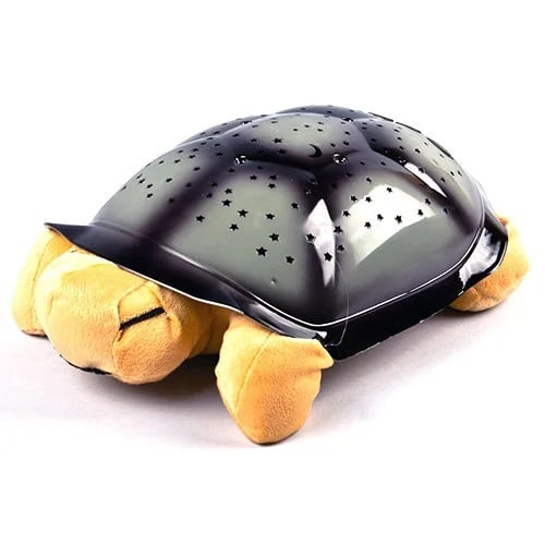 Нічник Turtle з адаптером Чорний з жовтим