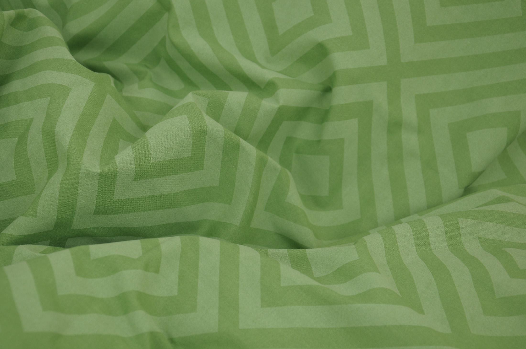 Комплект постельного белья полуторный Amore Glux-152 бязь Фисташковый (KPB-A1,5-Glux-152(50x70)_) - фото 3 Комплект постельного белья полуторный Amore Glux-152 бязь Фисташковый (KPB-A1,5-Glux-152(50x70)_) - фото 3