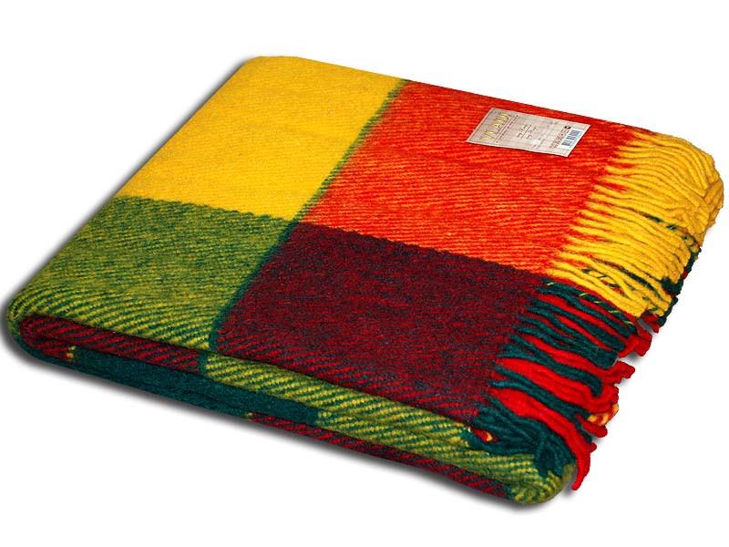 Плед шерстяной Vladi Эльф No1 Liam 200х220 см Разноцветный (13500372)