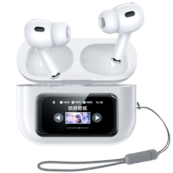 Наушники беспроводные Remax Cozypods W30N TWS с экраном (epic2047)