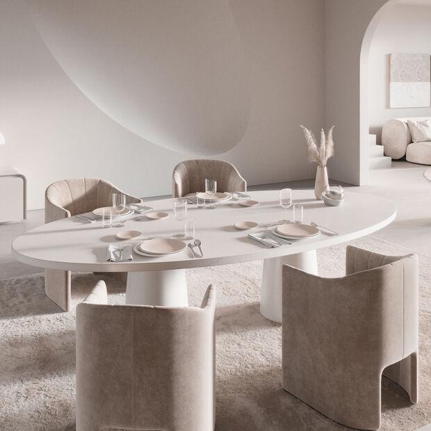 Тарілка Villeroy & Boch NewMoon Beige 25 см (1042912701) - фото 3 Тарілка Villeroy & Boch NewMoon Beige 25 см (1042912701) - фото 3