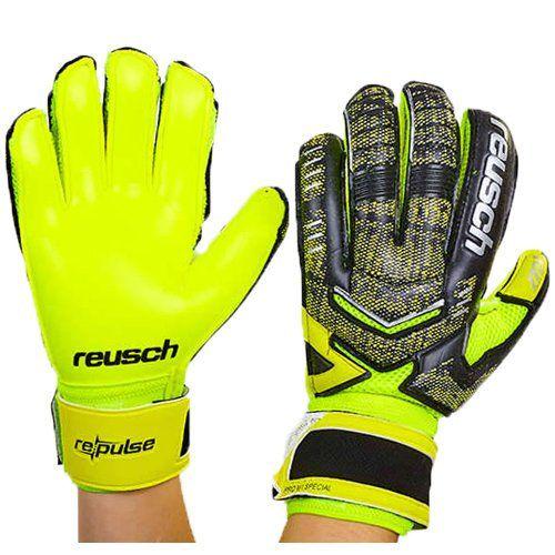 Вратарские перчатки FB-882 с защитными вставками р. 9 Салатовый (57429057)