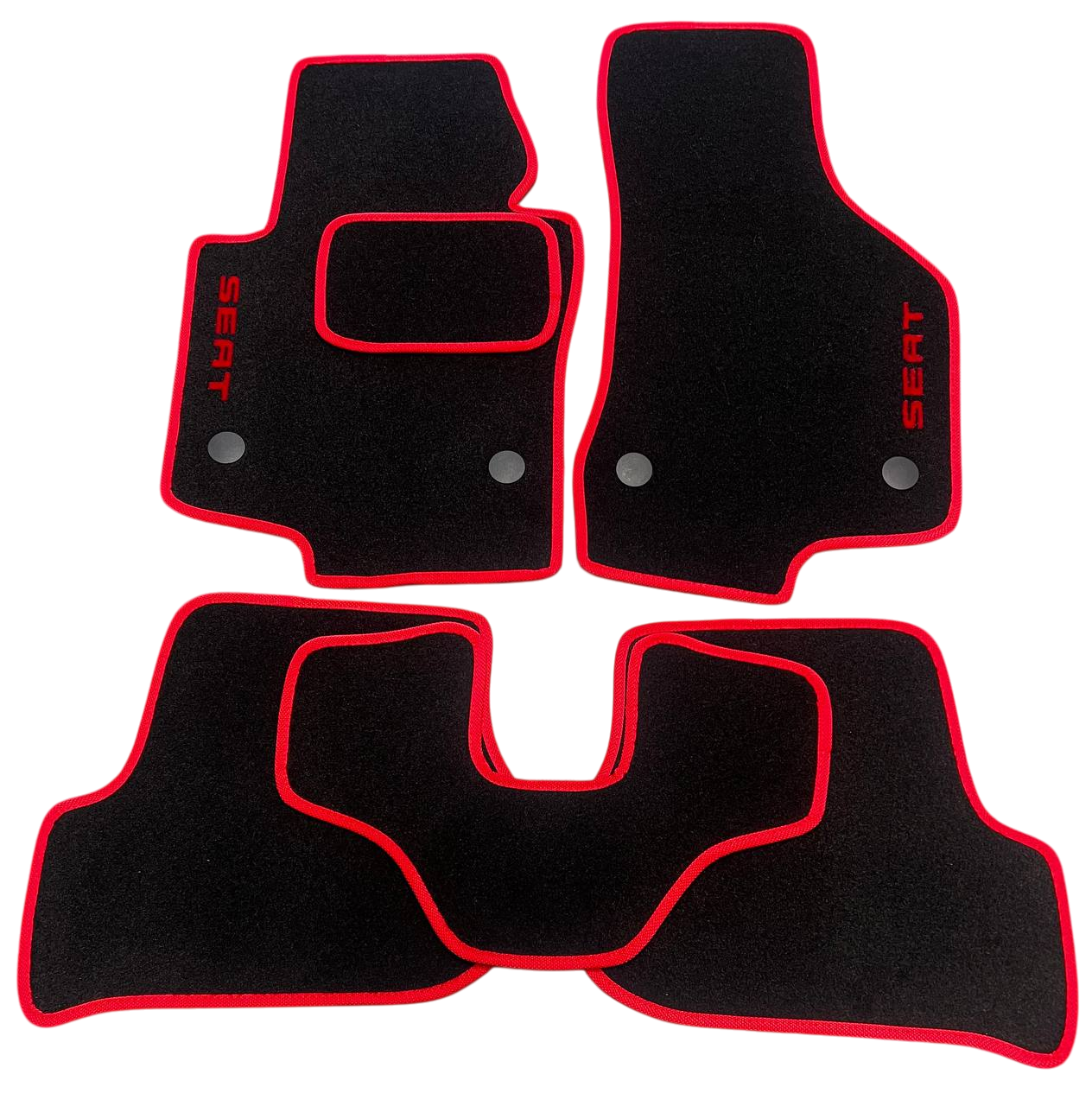 Коврики в салон ворсовые для SEAT Altea 2012-2015 5 шт. Черный (27327188)