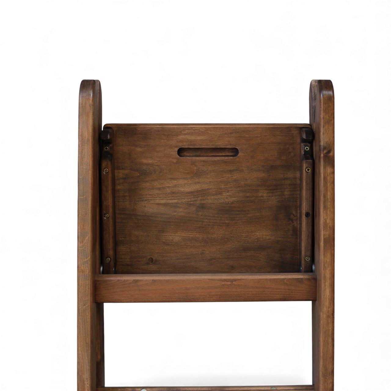 Табурет-лестница деревянный Студія Дерева Вільха бытовой двусторонний 2 ступеньки Палисандр (31002894) - фото 5 Табурет-лестница деревянный Студія Дерева Вільха бытовой двусторонний 2 ступеньки Палисандр (31002894) - фото 5