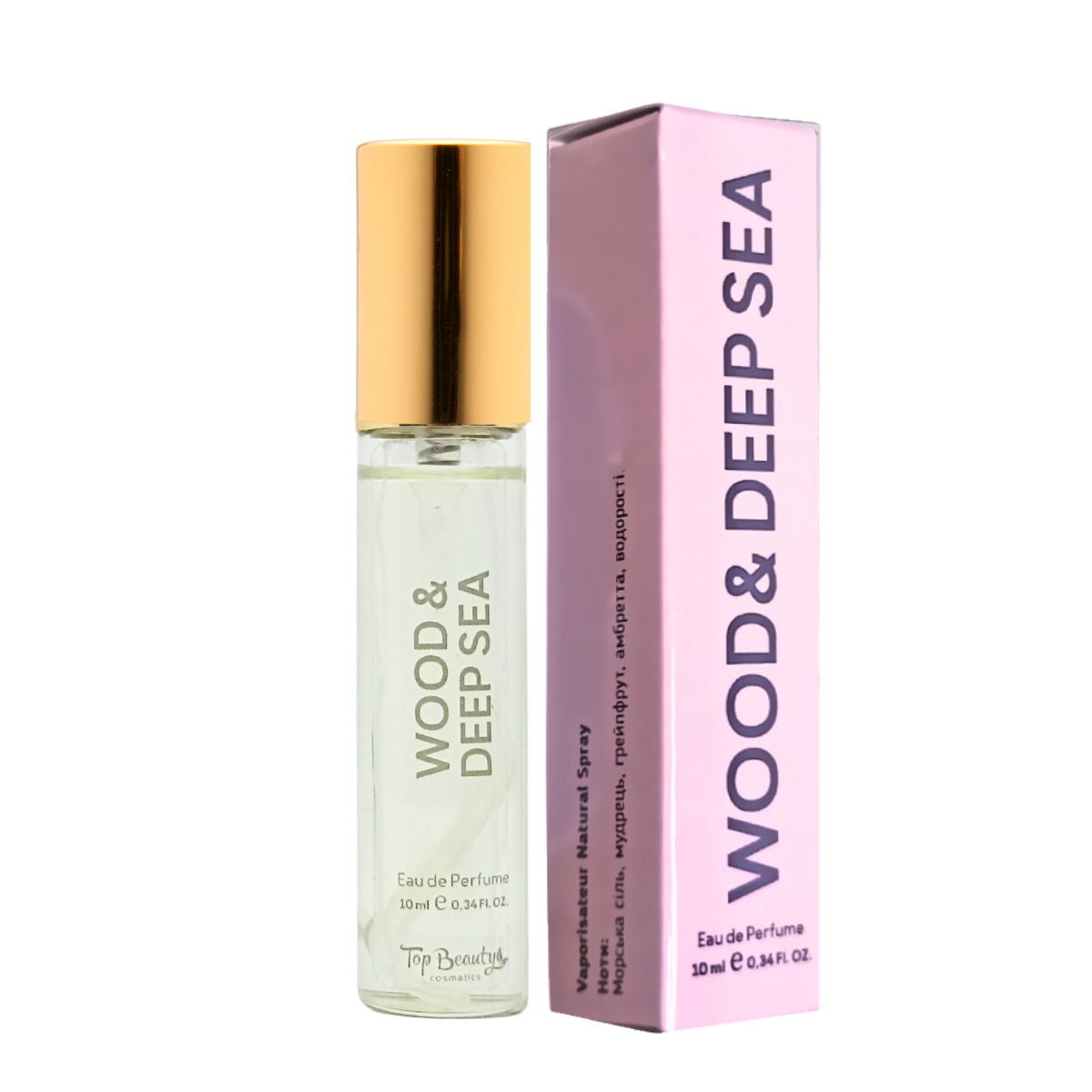Туалетная вода женская Top Beauty Wood&Deep Sea 10 мл Туалетная вода женская Top Beauty Wood&Deep Sea 10 мл