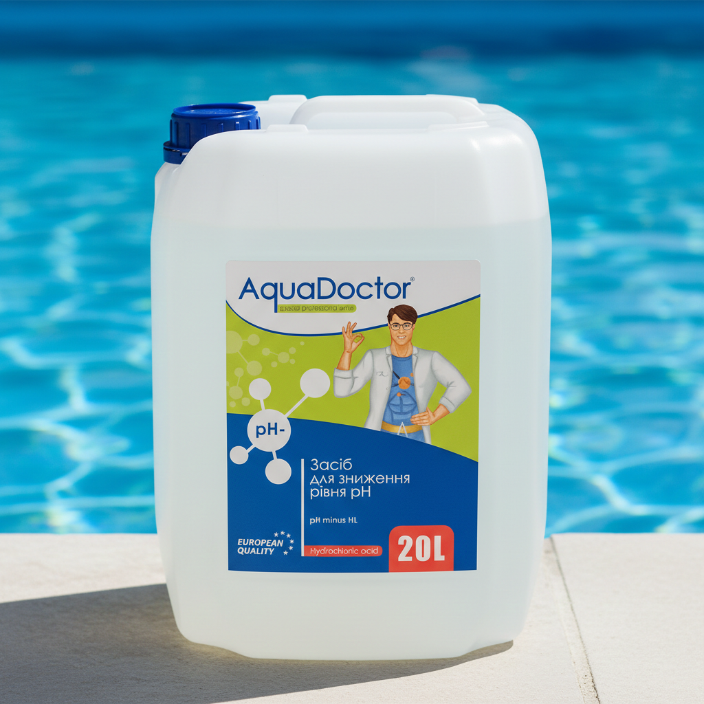 Средство для снижения AquaDoctor pH Minus HL серное 35% 20 л (170453)