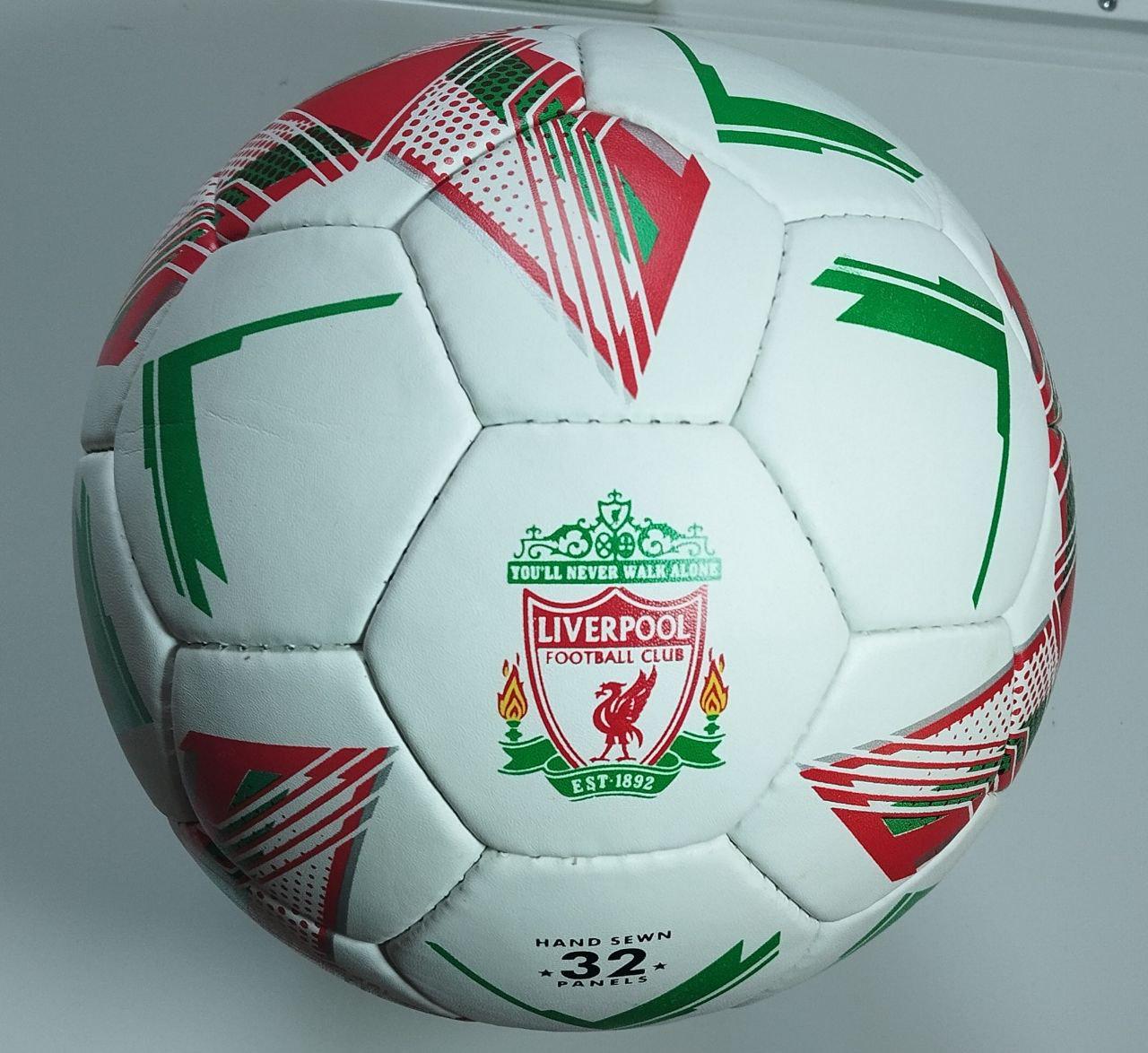 Мяч футбольный ЛИВЕРПУЛЬ Красный с зеленым (31762138)