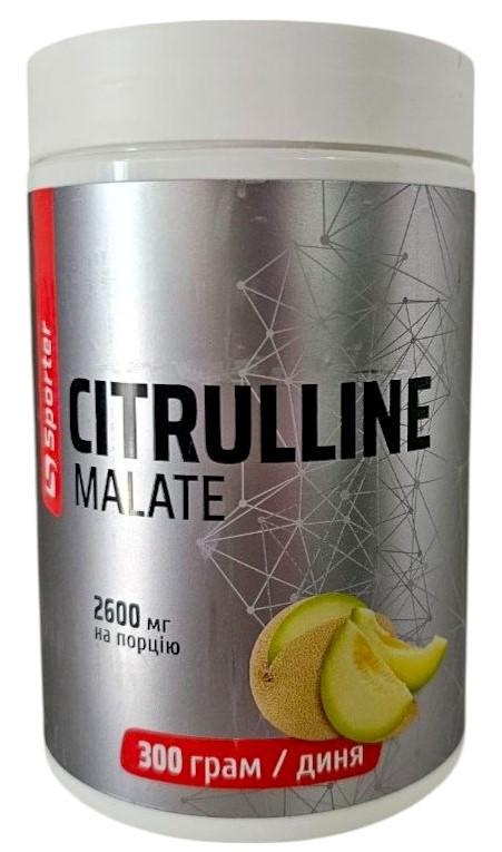 Амінокислота Цитрулін Малат Sporter Citrulline Malate Диня 300 г