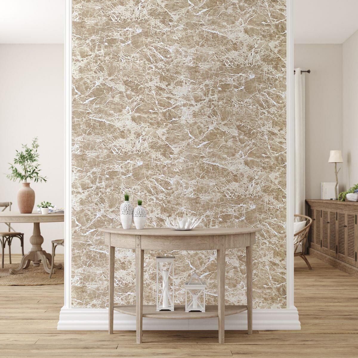 Плита декоративна ПВХ мармур 1,22x2,44 м х 3 мм Кремовий (SW-00001398)