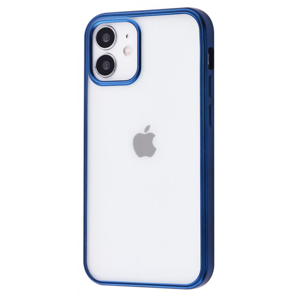 Чехол TOTU Metal Effect TPU для iPhone 12 mini Blue