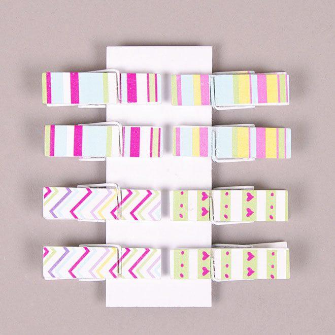 Декорация Flora Прищепки 8 шт. Разноцветный (22838)