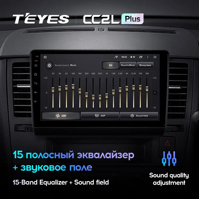 Автомагнитола штатная Teyes для Nissan Tiida C11 2004-2013 Android CC2L PLUS 2+32G Wi-Fi комплектация F2 (1668803597) - фото 3