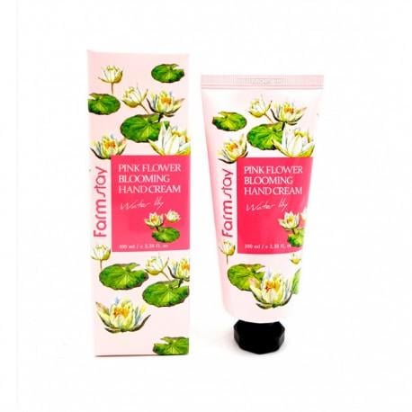 Крем для рук з екстрактом лілії Farmstay Pink Flower Blooming Hand Cream відновлююча 100 мл (1137834832) - фото 2