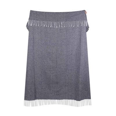 Плед Бамбук 140х200 см Бело-синий - фото 3 Плед Бамбук 140х200 см Бело-синий - фото 3