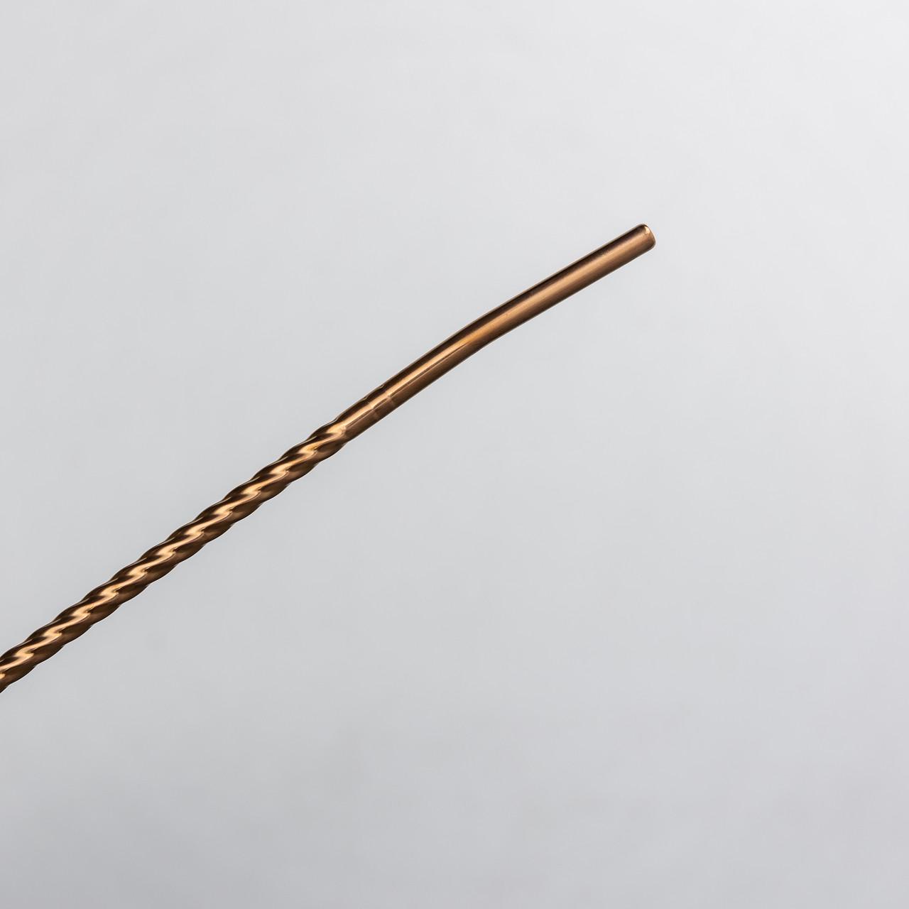 Набор многоразовых ложек-трубочек 6 шт для напитков 22 см с щеткой для мытья из нержавеющей стали Бронзовый - фото 5 Набор многоразовых ложек-трубочек 6 шт для напитков 22 см с щеткой для мытья из нержавеющей стали Бронзовый - фото 5