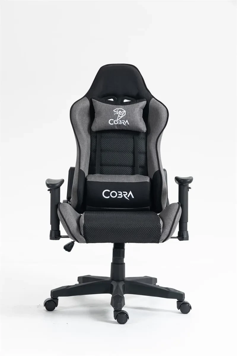 Компьютерное кресло геймерское Cobra Rebel CR205 Серо-черный (162939519)