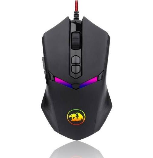 Миша ігрова провідна RedragoN Nemeanlion 2 M602-1 RGB 7200dpi 6 кнопок Чорний