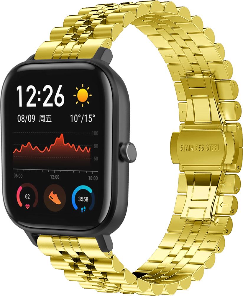 Браслет металлический Stech для Amazfit GTS Gold (26974-2A)