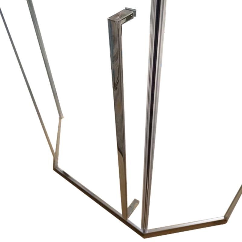 Душевая кабина без поддона KOER SR SC06-100x100x200-TR-01 прозрачное стекло Easy Clean 8 мм Хром (KR5365) - фото 6 Душевая кабина без поддона KOER SR SC06-100x100x200-TR-01 прозрачное стекло Easy Clean 8 мм Хром (KR5365) - фото 6