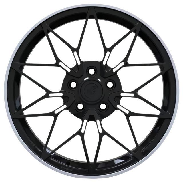 Диски литые WS Forged WS-14M 8x18 5x112 ET50 DIA66,6 Gloss Black Lip Polished (1002471743)