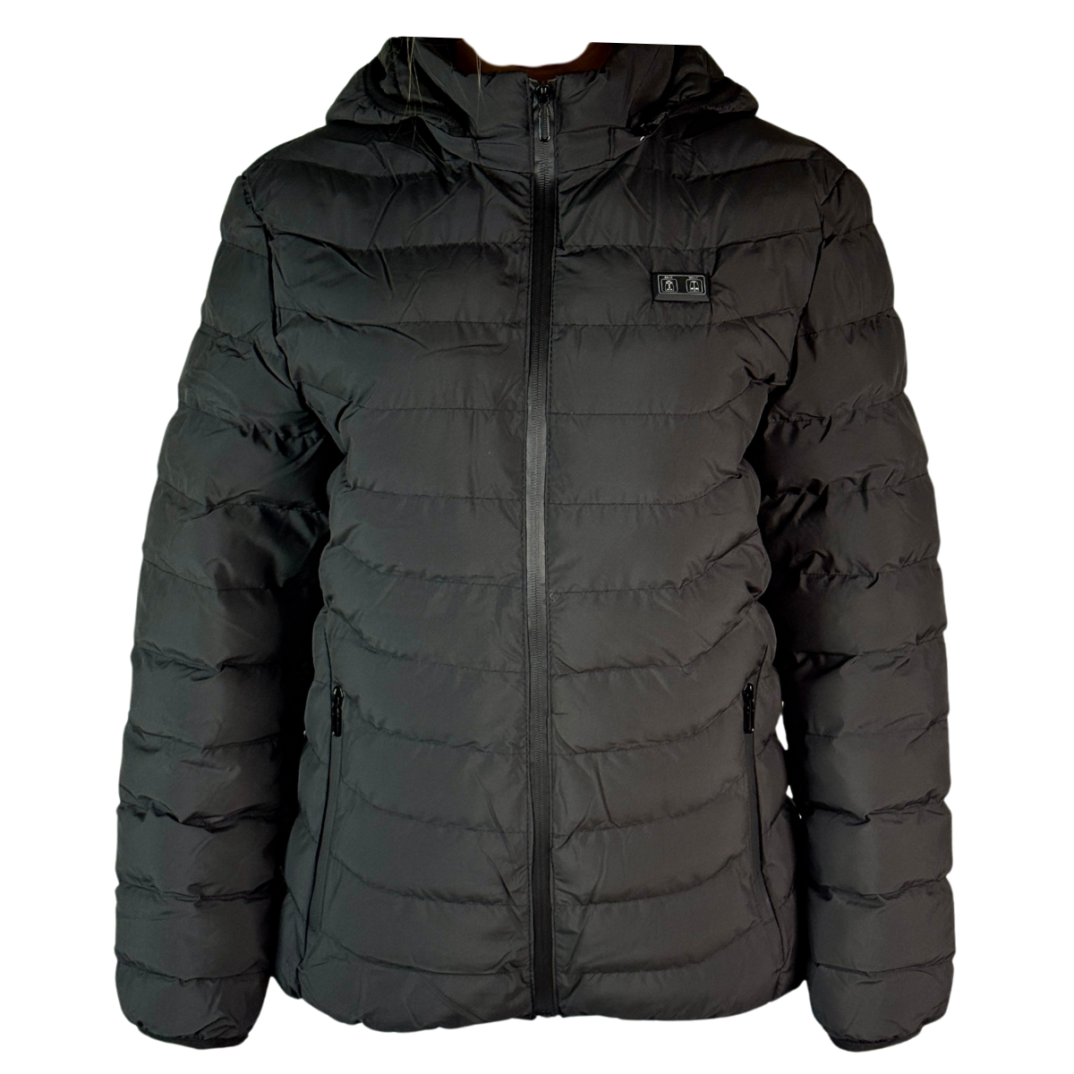 Куртка с подогревом от USB и теплоизоляционной подкладкой 3 режима унисекс 5XL Черный (YKZM-62-5XL-Black)