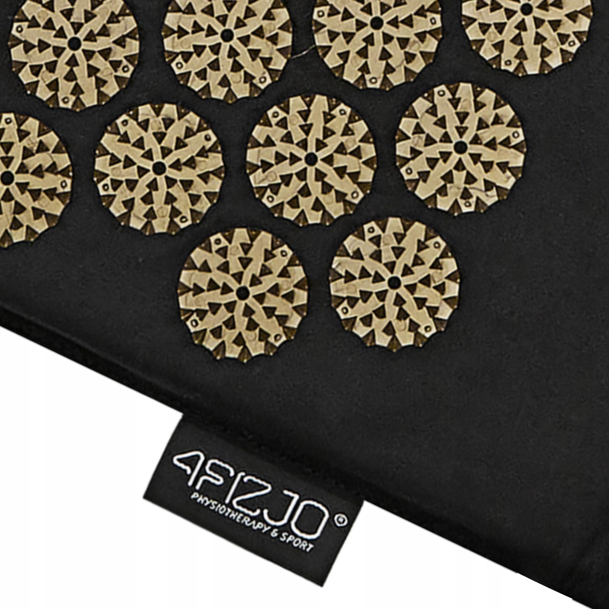 Коврик акупунктурный с валиком 4fizjo Classic Mat Black/Gold (P-5907739314987) - фото 4