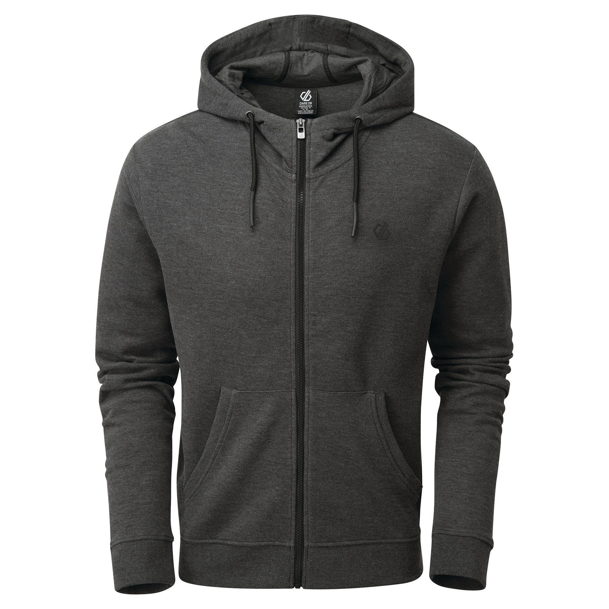 Толстовка чоловіча Dare 2b Modulus Full Zip M Charcoal/Grey (DMA445-3PD-М) - фото 2