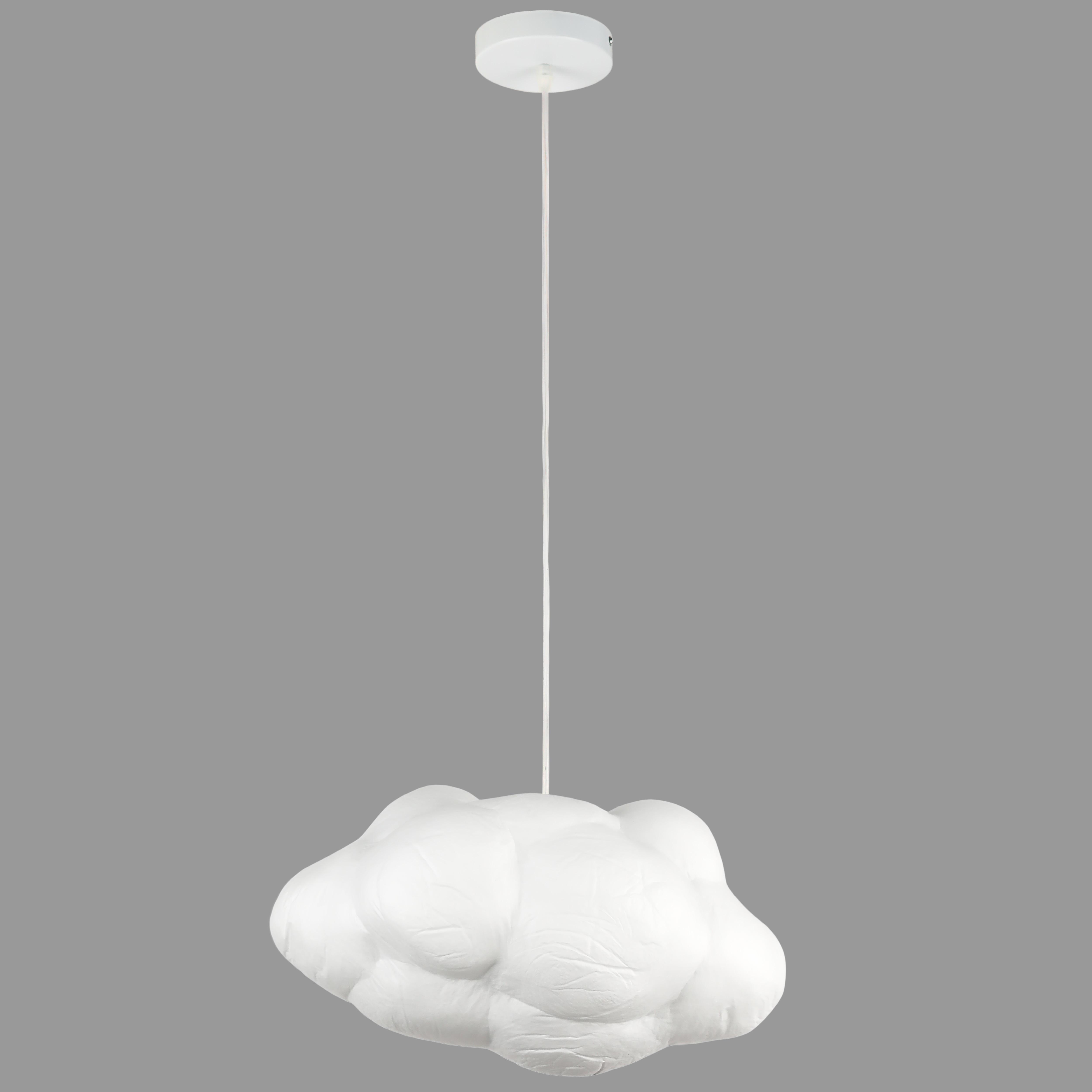 Люстра-подвес Облако из ткани на 1 лампу 40 см (805-8001-1) - фото 4 Люстра-подвес Облако из ткани на 1 лампу 40 см (805-8001-1) - фото 4