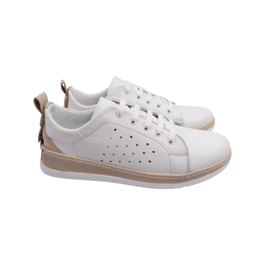 Кеды женские Molly Bessa из кожи р. 39 Белый (294-22DTC)