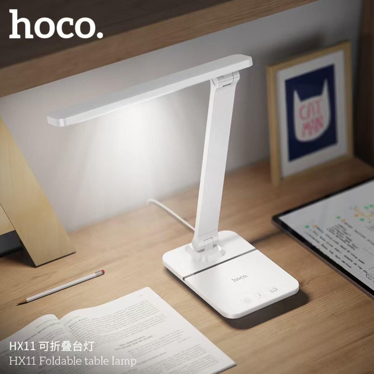 Настільна лампа Hoco HX11 Foldable table lamp Type-C White (6942007646635) - фото 5