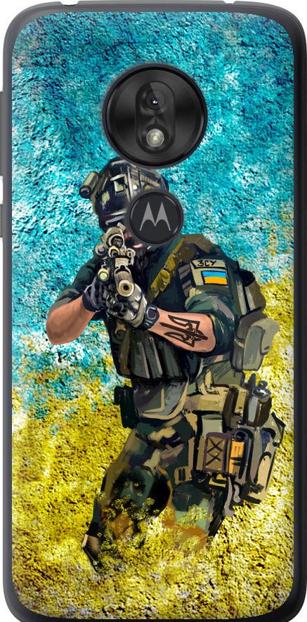 Чехол на Motorola Moto G7 Play Воин ЗСУ (5311u-1656-42517)