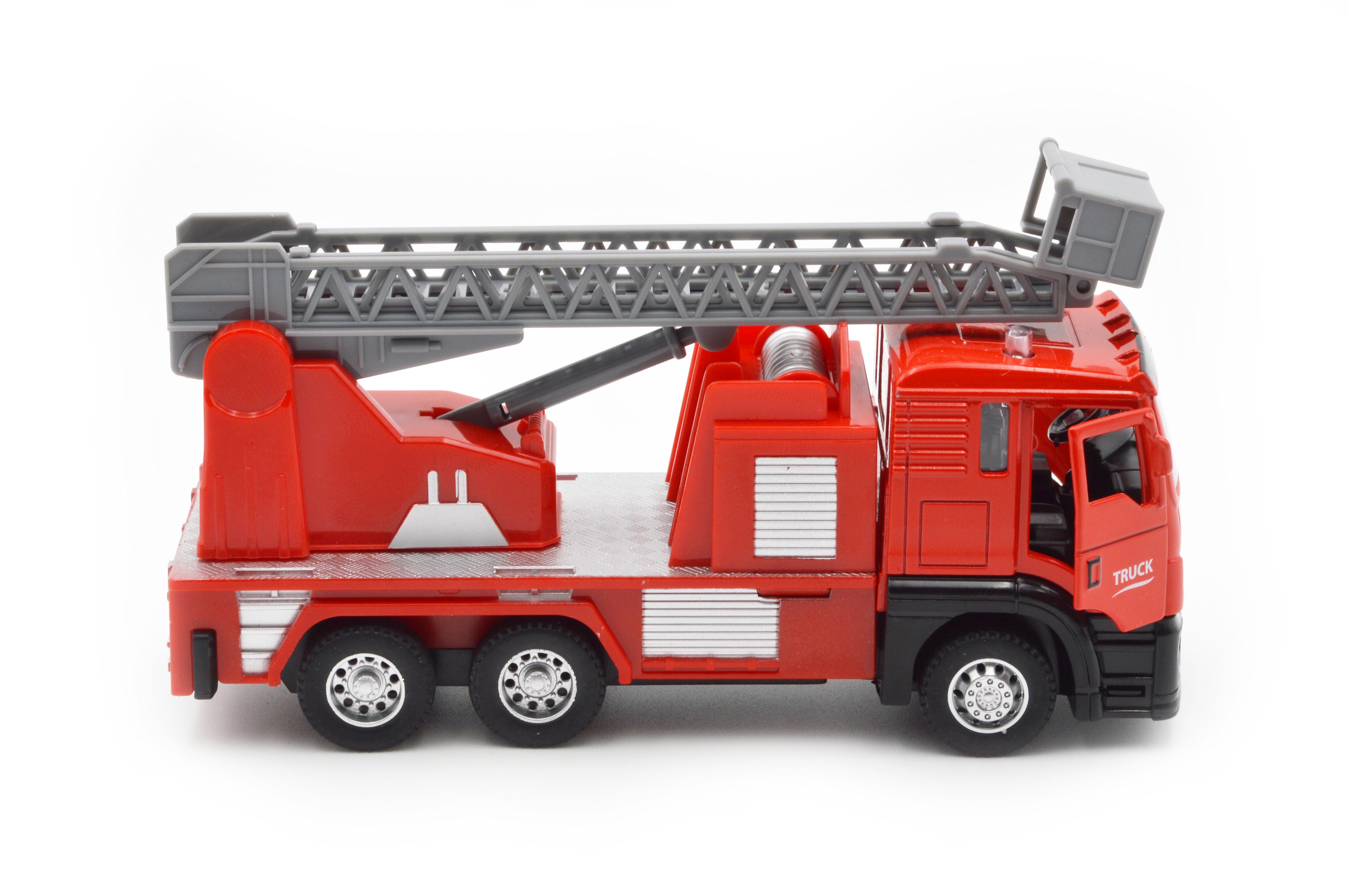 Пожежна машина CLM 11K металева кабіна звук світло інерція - фото 5 Пожежна машина CLM 11K металева кабіна звук світло інерція - фото 5