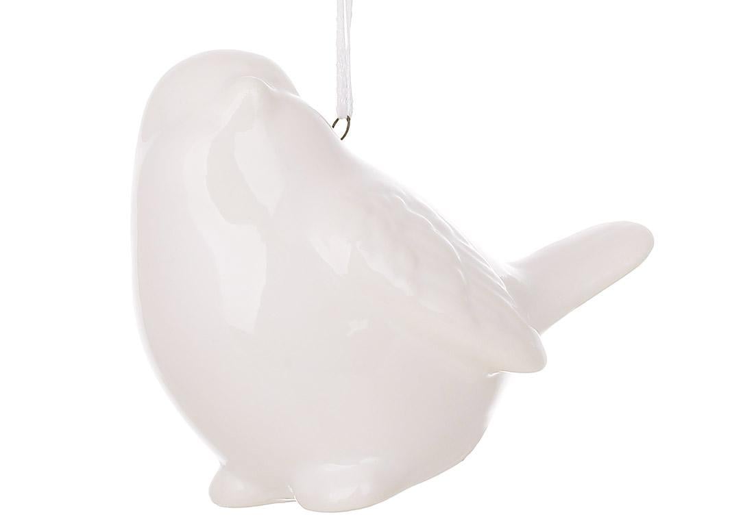 Подвеска декоративная BonaDi Птичка 6,3x4,5x5 см Белый (495-507)