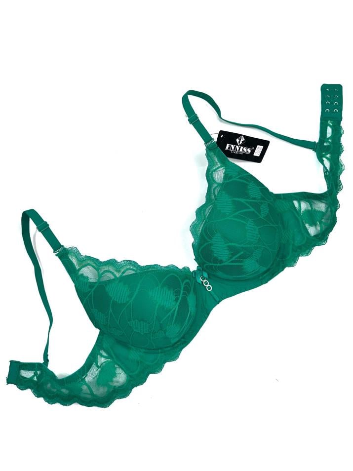 Бюстгальтер женский чашка C Fnniss 1316, 95C Изумрудный Бюстгальтер женский чашка C Fnniss 1316, 95C Изумрудный