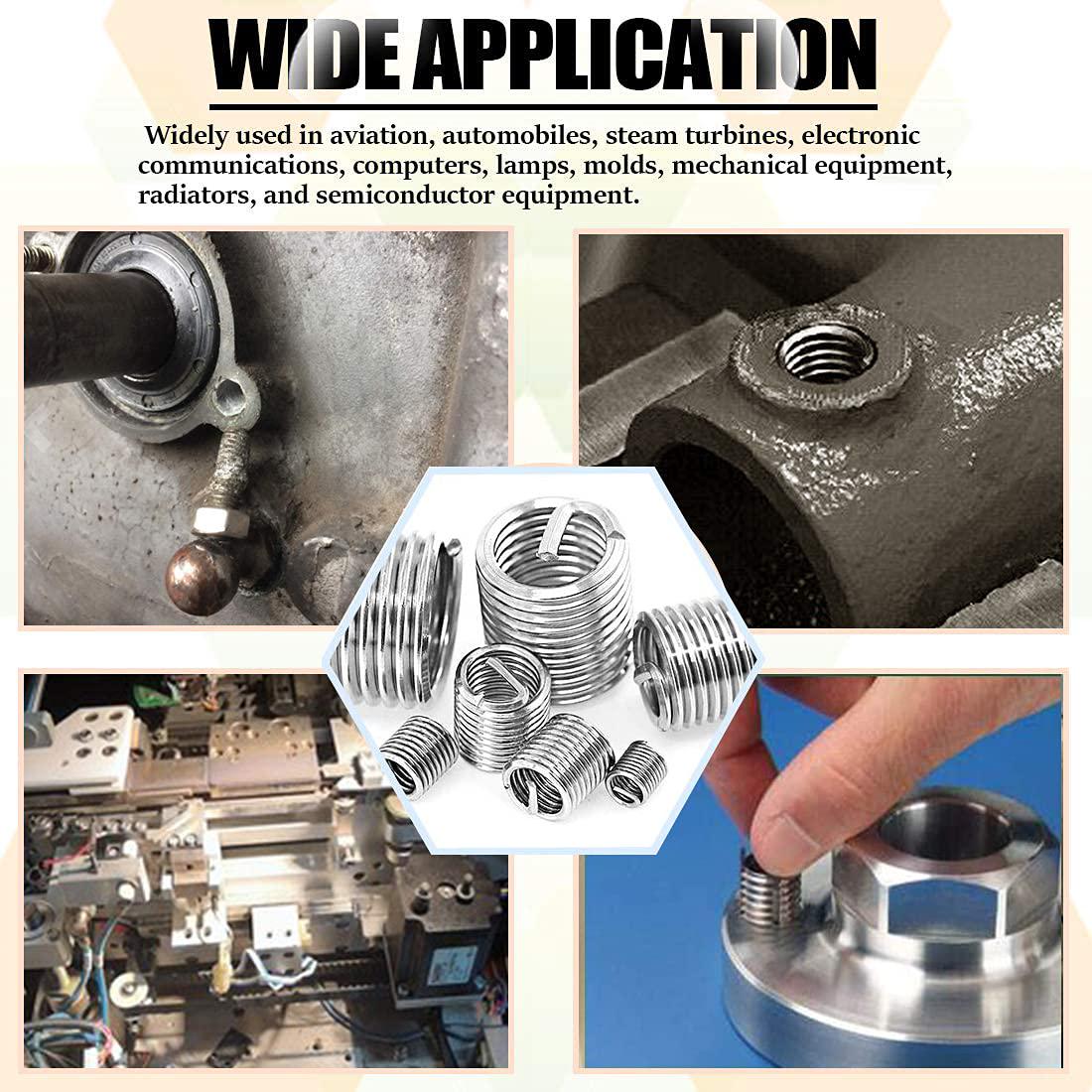 Резьбовые гужоны вкрутыши M3/M4/M5/M6/M8 Spec для ремонта резьбы 150 шт. (SP-170150) - фото 6 Резьбовые гужоны вкрутыши M3/M4/M5/M6/M8 Spec для ремонта резьбы 150 шт. (SP-170150) - фото 6