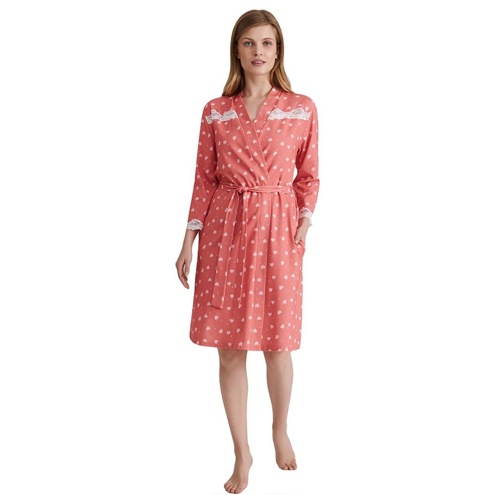 Халат домашний женский Ellen XL Коралловый (LGK 200/04/01)