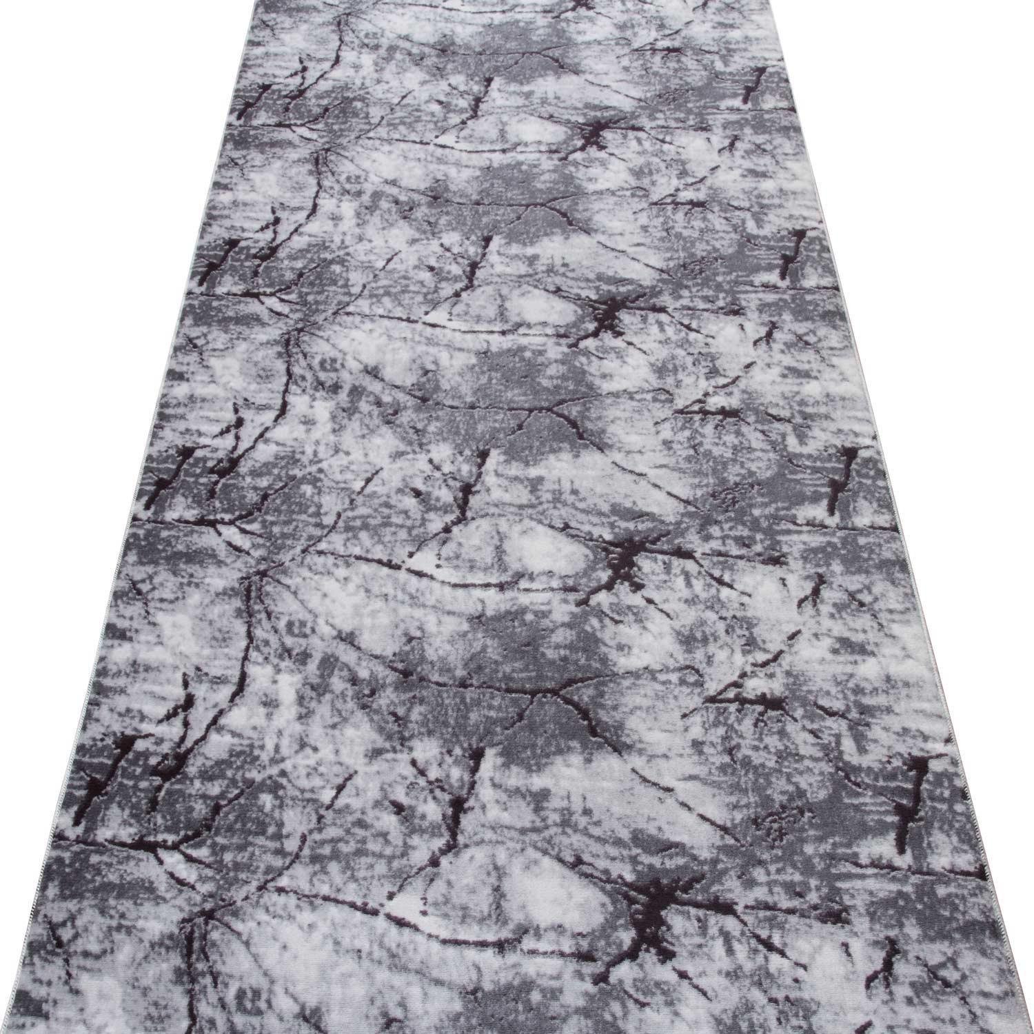 Дорожка ковровая Plato Soft 4090 на силиконовой основе противоскользящая 1 м Серый (00-00018032) - фото 8