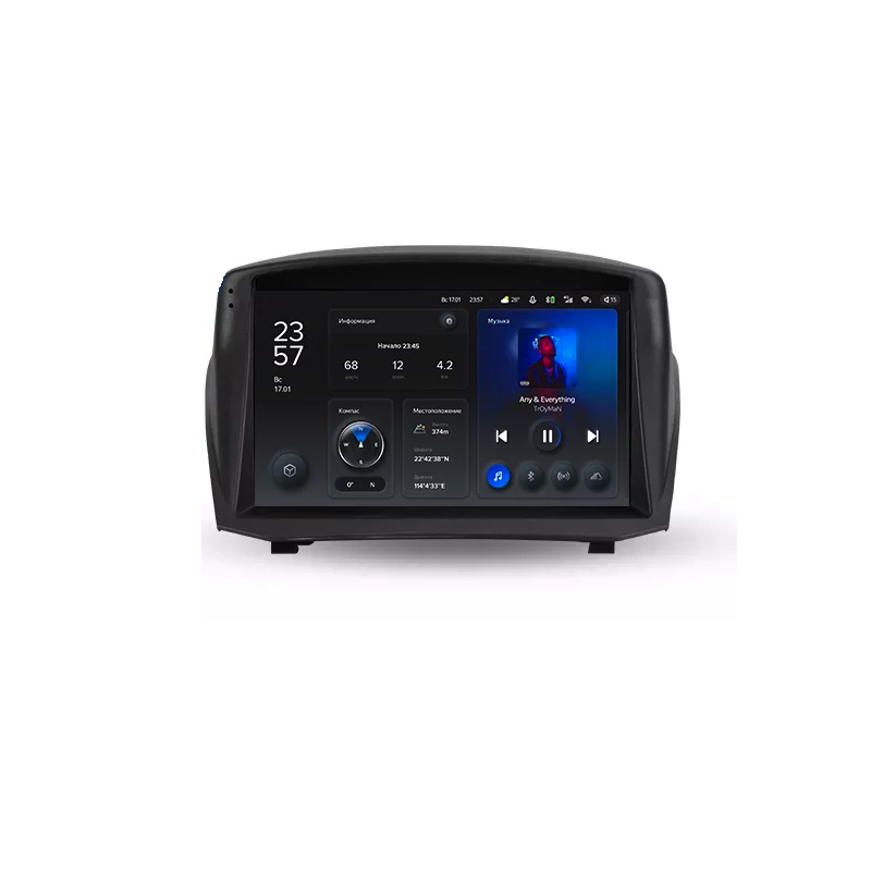 Автомагнитола штатная Teyes X1 для Ford Fiesta Mk 6 2008-2019 Android X1 2+32G Wi-Fi/4G вариант A (1651204956)