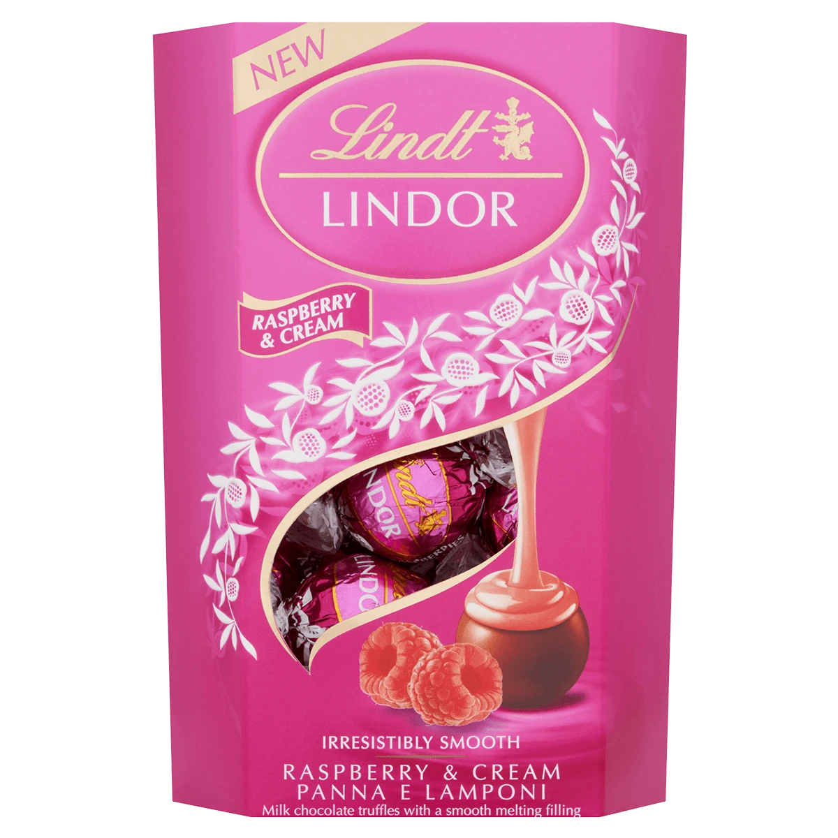 Конфеты шоколадные Lindt LINDOR Chocolate Truffles с малиновым кремом 200 г (2148599738)
