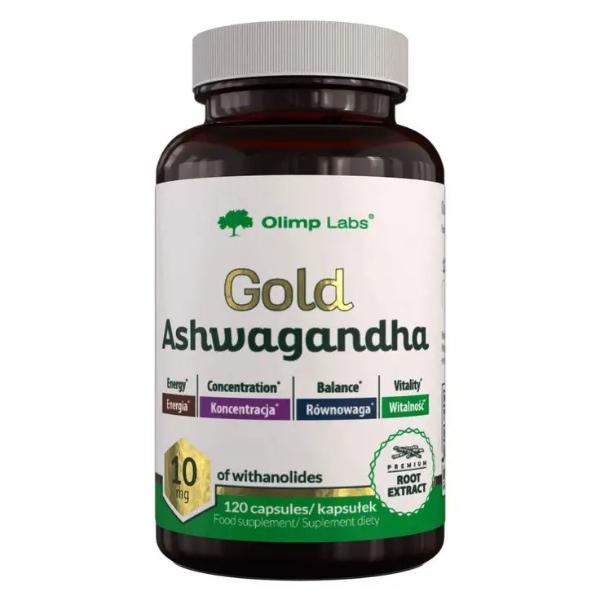 Ашфаганд для Olimp Nutrition Gold Ashwagandha JAR 120 капс. (000027105)