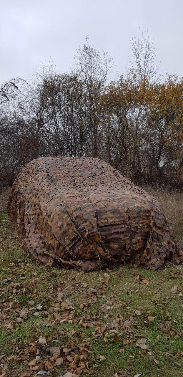 Маскировочная сетка Гнилые листья 6х5 м Коричневый (24596434)