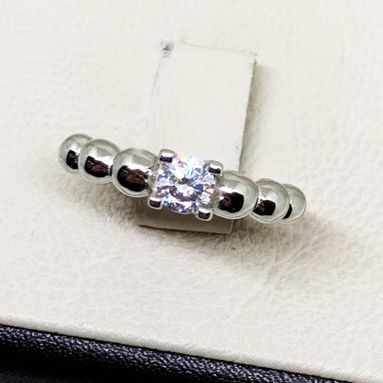 Кольцо серебряное с кубическим цирконием 2,86 г р. 18 (1675994909)