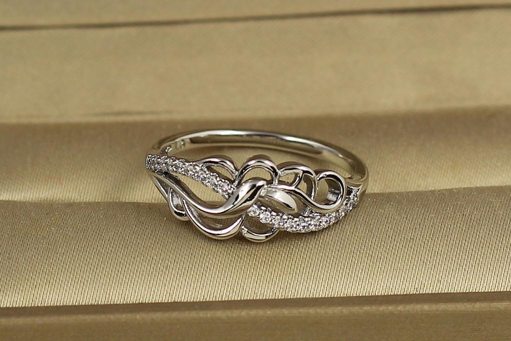 Кольцо Xuping Jewelry Пассаж р. 18 Серебристый (30304908)