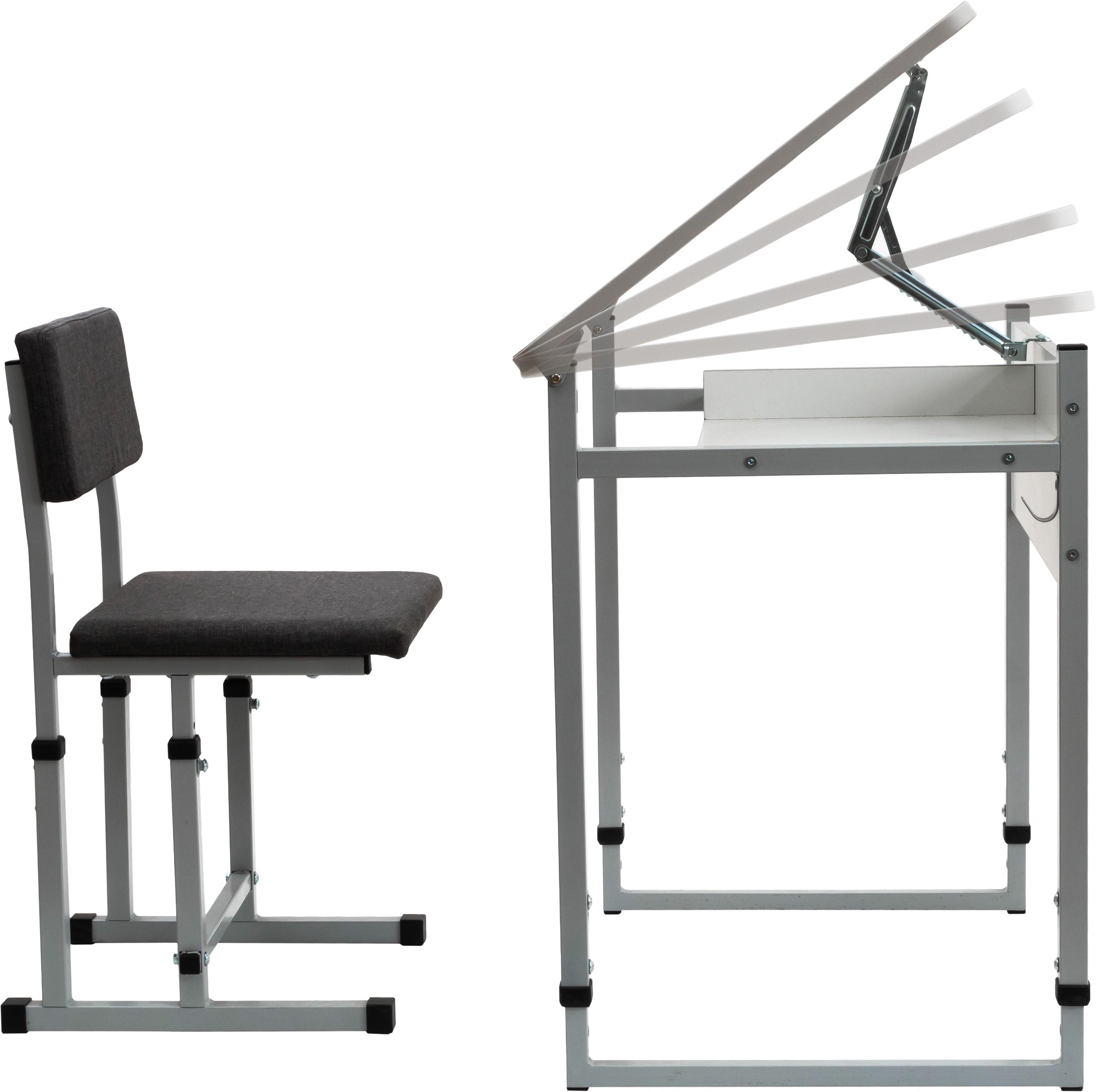 Комплект Олимпия Парта/стул с чехлом (13690978) - фото 3 Комплект Олимпия Парта/стул с чехлом (13690978) - фото 3