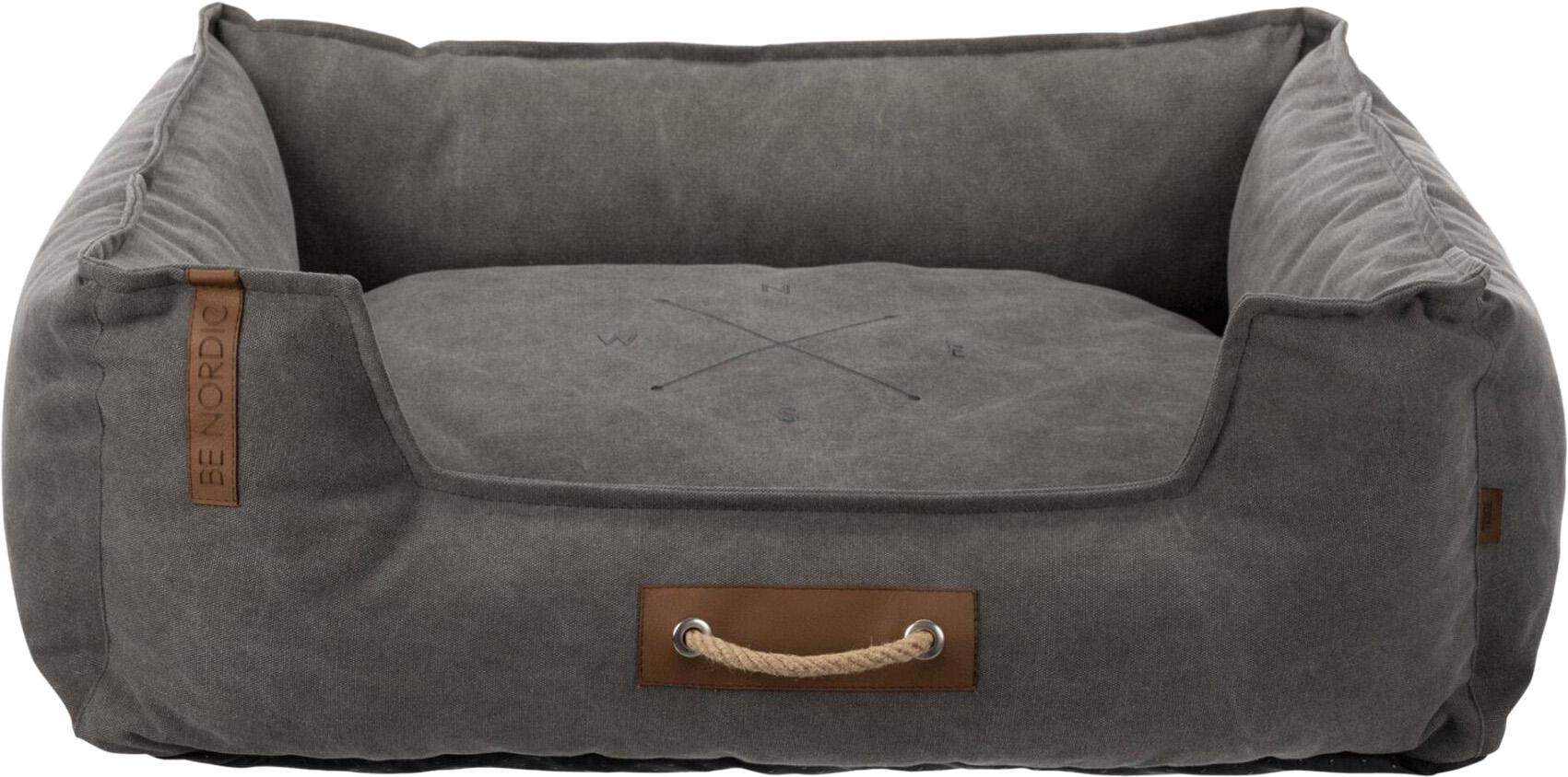Лежак для собак і кішок Trixie Fohr BE NORDIC 80х60 см Темно-сірий (4011905374482)