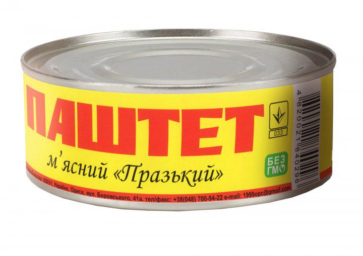 Паштет мясной Дід М'ясоїд Пражский 240 г (4820021840296)