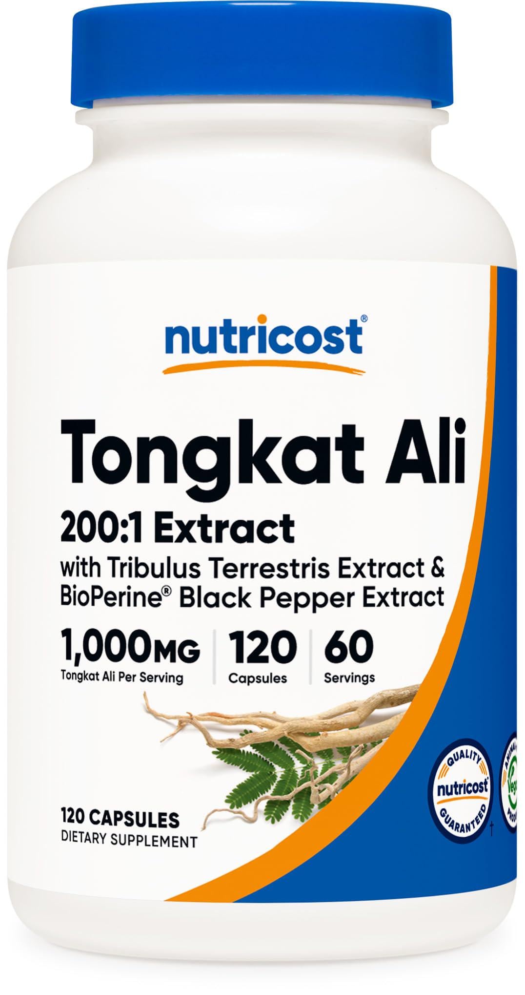 Тонгкат Али Nutricost Tongkat Ali 500 мг 120 капс. (00000041802)