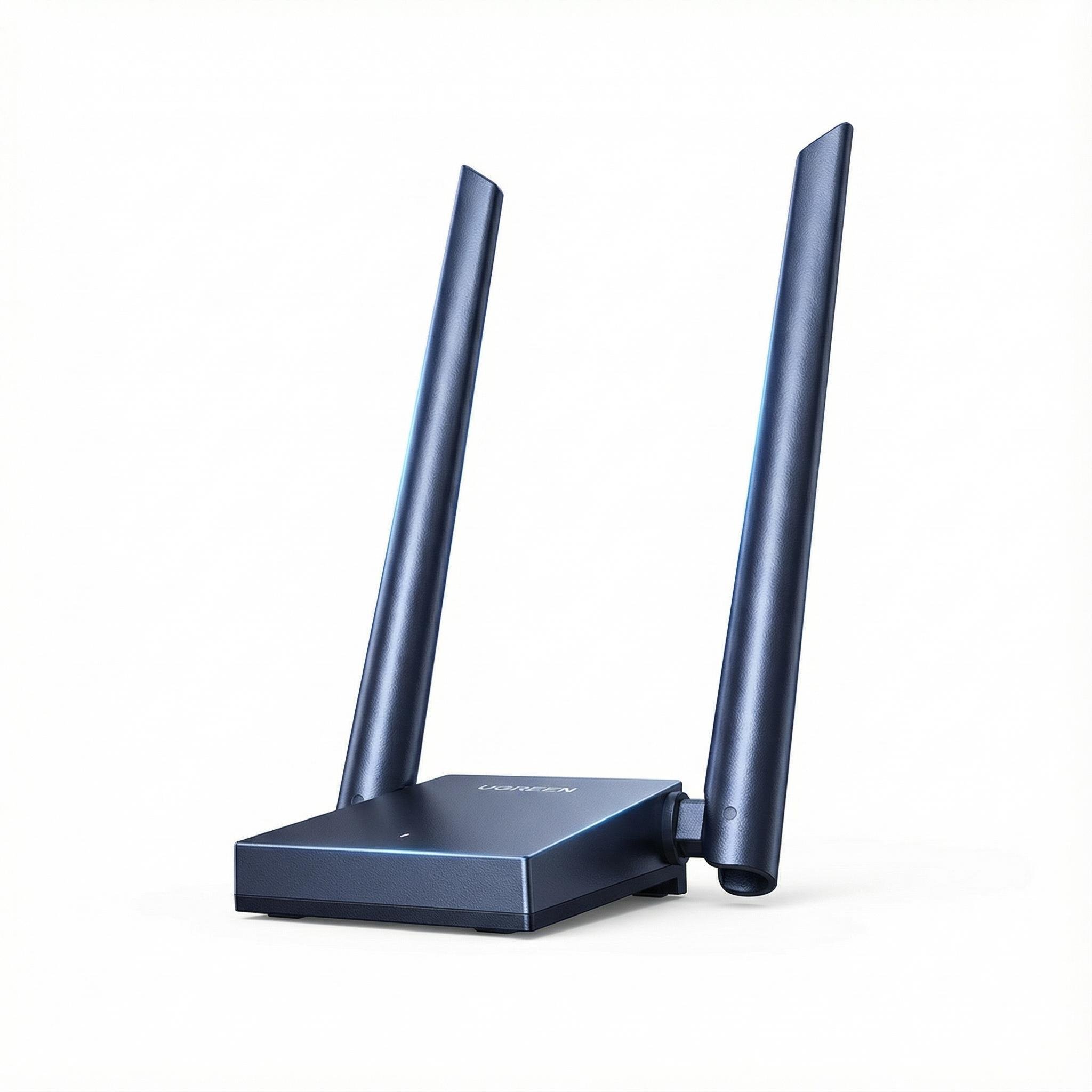 Wi-Fi адаптер двухдиапазонный UGREEN CM495 Wi-Fi 6/AX1800/USB 3.0 Черный (25226)