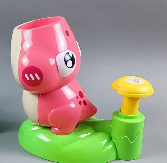 Детская игра Лягушонок KB 209 для активных детей запускатель дисков 8 дисков/2 сачки