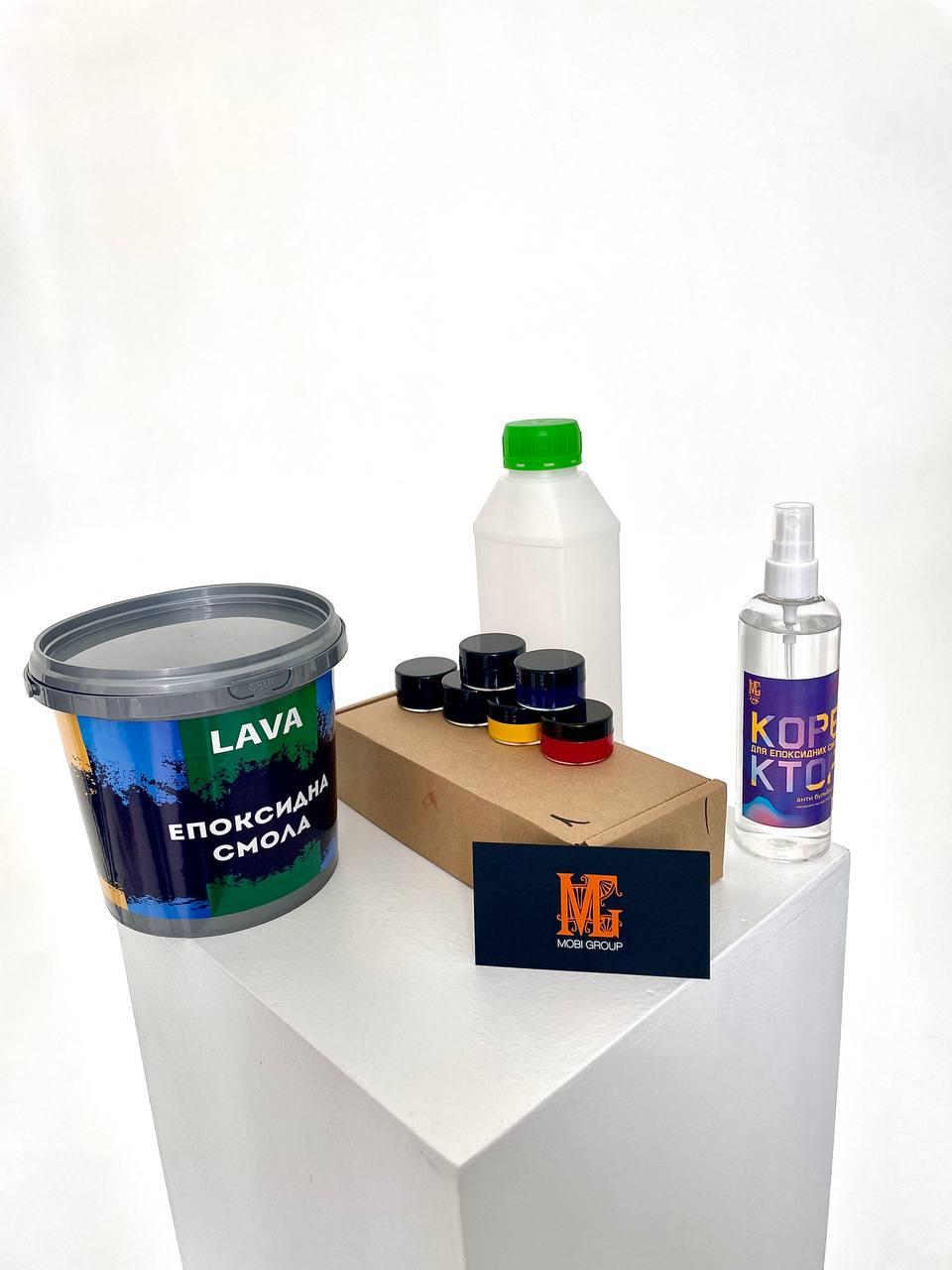 Комплект епоксидна смола 100/50 1 кг/затверджувач/пігмент 7 шт./коректор (22791439) - фото 10 Комплект епоксидна смола 100/50 1 кг/затверджувач/пігмент 7 шт./коректор (22791439) - фото 10